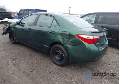 2015 Toyota Corolla Le Eco z USA, uszkodzony, nr VIN 2T1BPRHE0FC309135